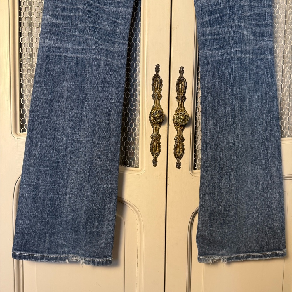 Miss Me Crystal Embellished Fleur-De-Lis Bootcut Mid Rise Jeans - Picture 8 of 8